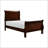 Panel Sleigh Bed Crafted from for Bedroom, Offering Comfortable Rest and a Relaxing Retreat-1000973719-1000973718