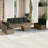 Vidaxl Garden Sofa Set Grey