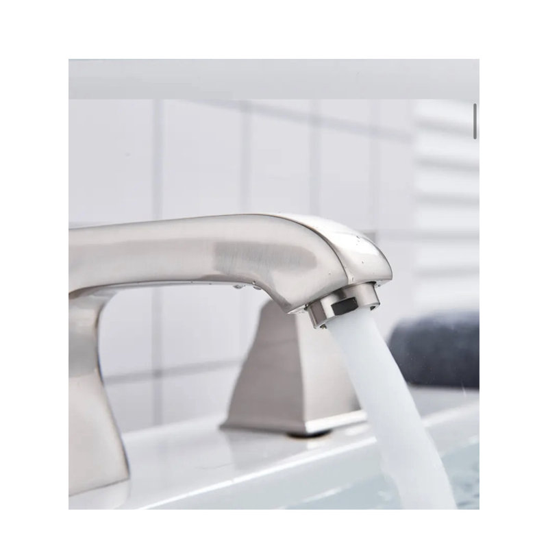 Robinet de salle de bain à large entraxe, Chrome poli