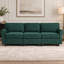 Canapé Varlune 240 cm en velours côtelé, canapé moderne 3 places avec assises profondes, coussins amovibles, accoudoirs épais, mousse à haute résilience et structure en bois massif-381095325
