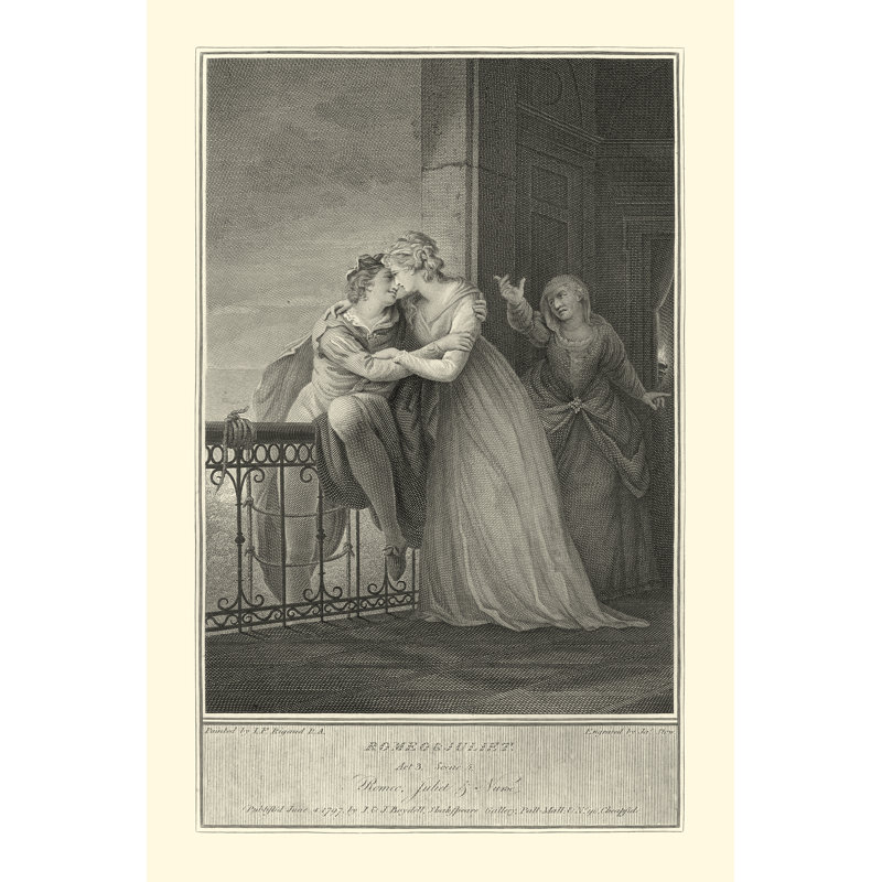 Romeo & Juliet - Wrapped Canvas Art Prints, 46cm H x 30cm W