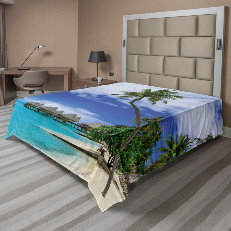 Drap plat Ambesonne, Drap plat pour très grand lit californien