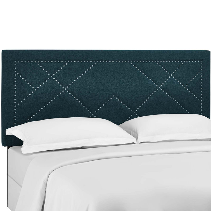 Tête de lit tapissier Carson Carrington Stryn, Azure, Double/grand