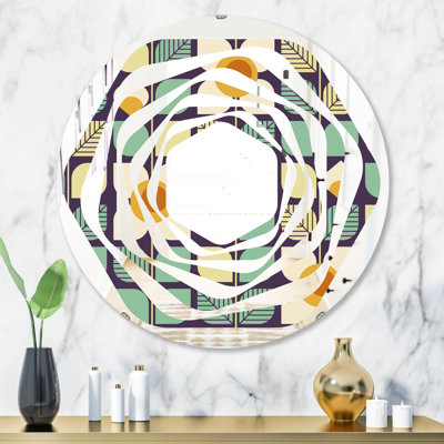 Miroir mural Whirl Botanical Design III Cottage Americana