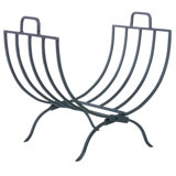 Wrought Iron Folding Log Rack
