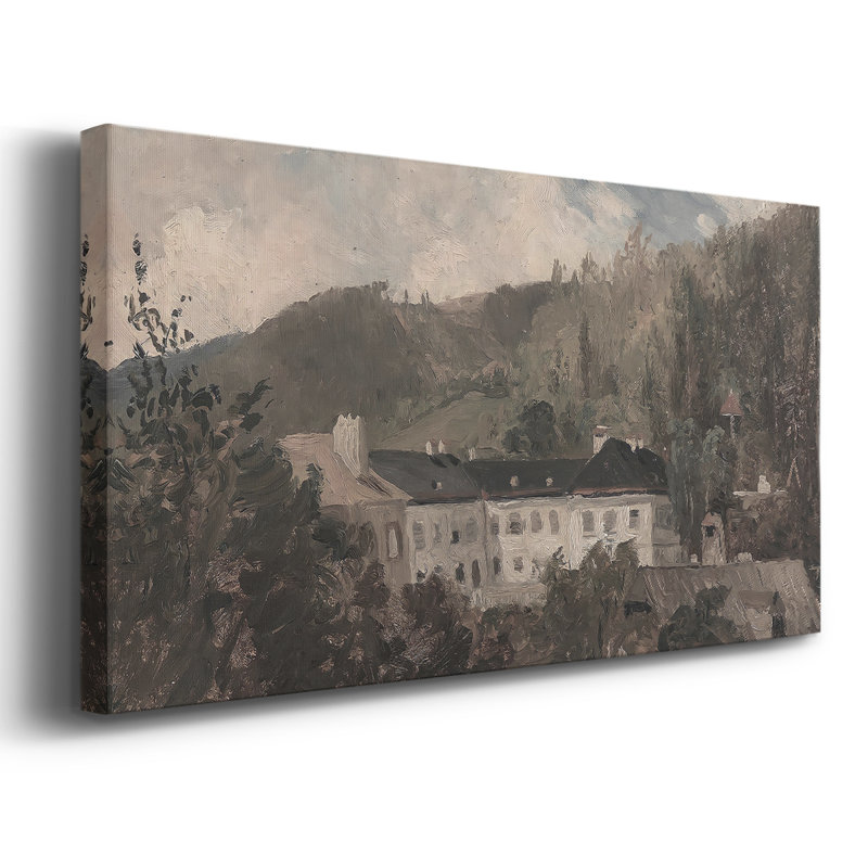 Série paysage - CMLX-III - Toile tendue avec châssis encadré - Prêt à être accroché, H 21 po x l 41 po