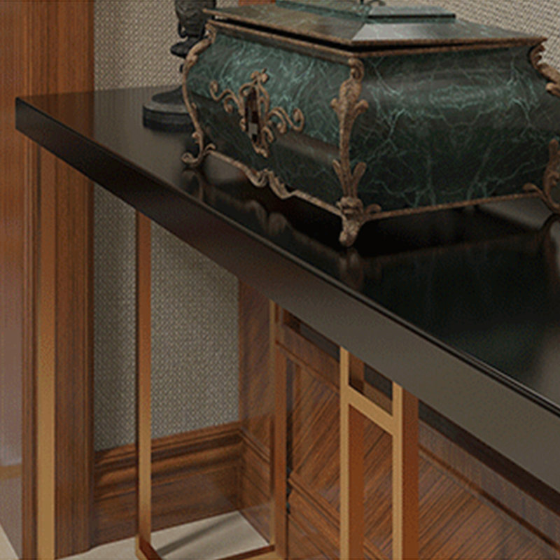 Console moderne et moderne en métal, 31.5" H x 62.99" W x 13.78" D