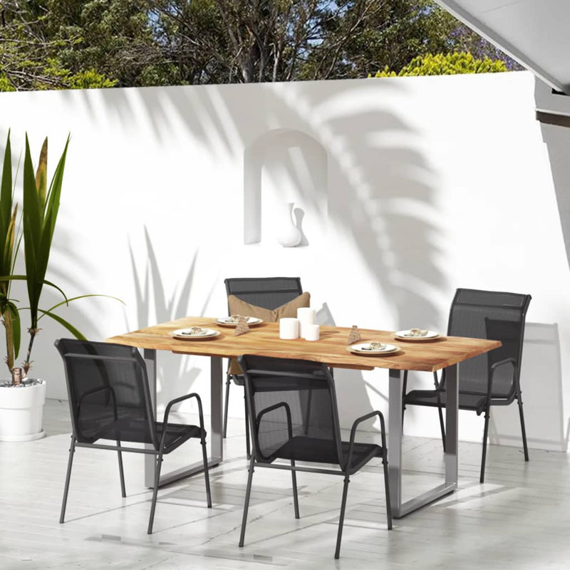 Andrew-John Patio Dining Armchair with Cushion