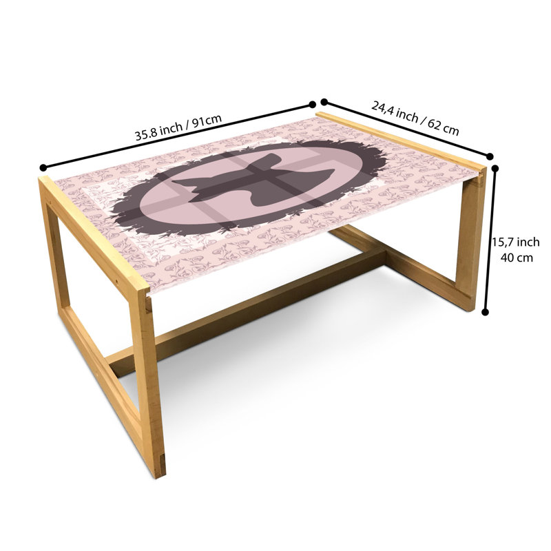 Jamor Sled Coffee Table, 90cm H x 62cm W x 40cm D