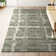 Mahaney Washable Striped Polyester Rug 