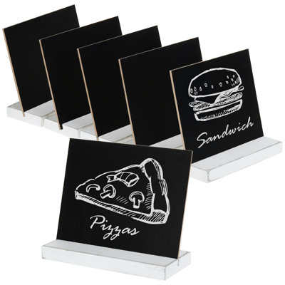 Tabletop Mini Wood Sign Chalkboard 