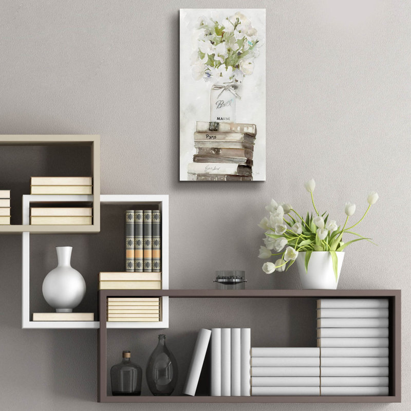 'Parisian Pot 4' by Stellar Design Studio, Acrylic Glass Wall Art, 24" H x 12" W