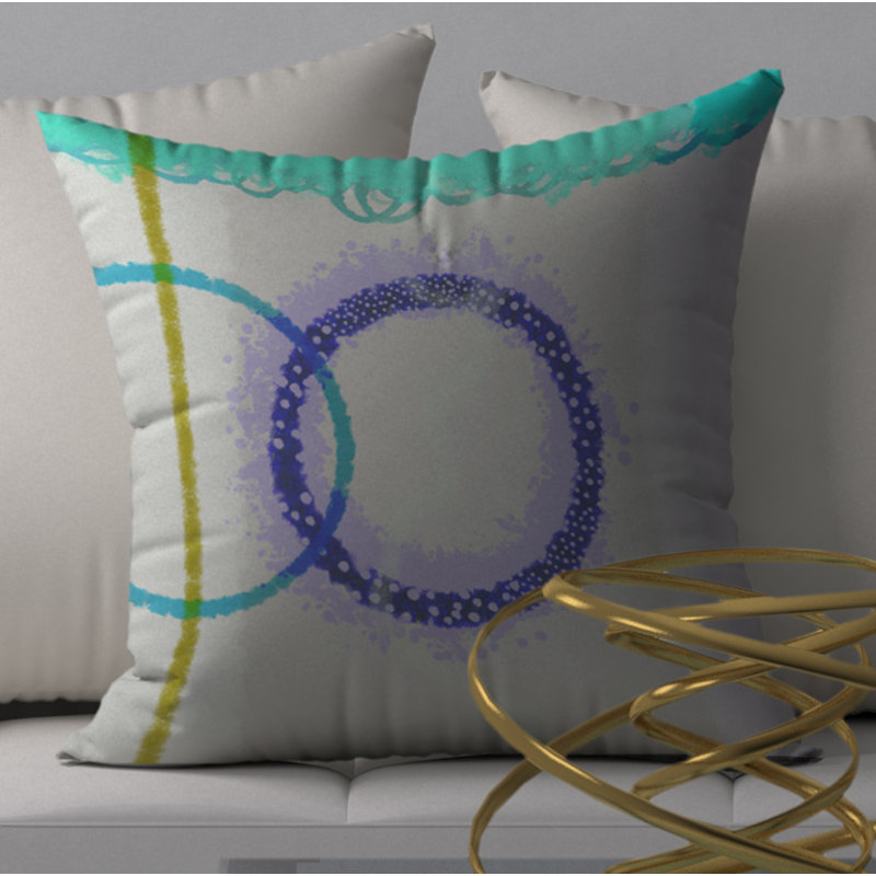 Housse de coussin carrée/insert, H 18 po x l 18 po