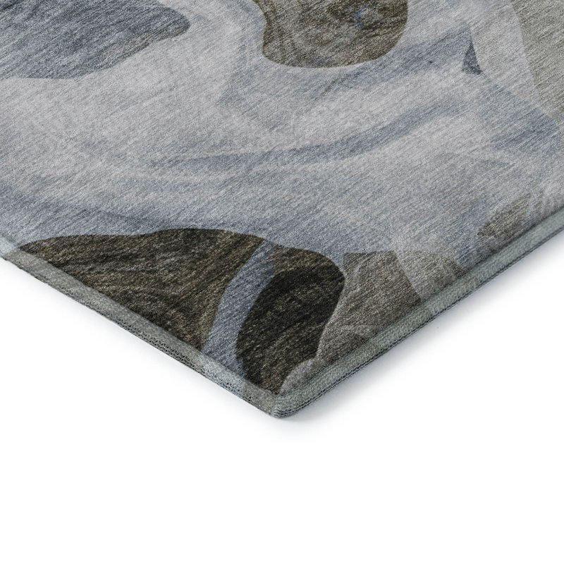 Premium Machine Washable Mayfield AMF1863 Abstract Rug, Rectangle 10' x 14'