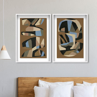 Artisan Potery Set Framed Graphic Art