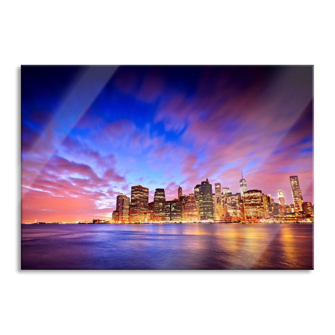 New York Skyline - Unframed Photograph on Glass