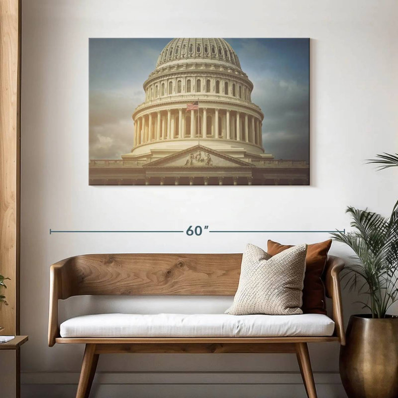 US Capitol, 30" H x 45" W