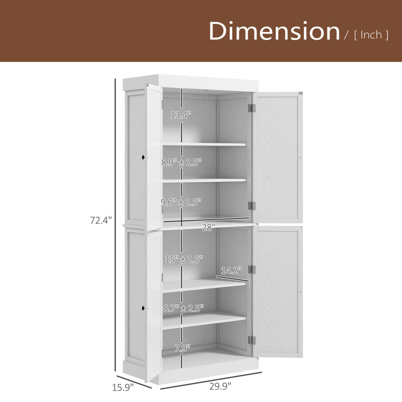 Armoire de cuisine autoportante de style moderne, armoire de cuisine, armoire de rangement avec portes et tablettes, Noir