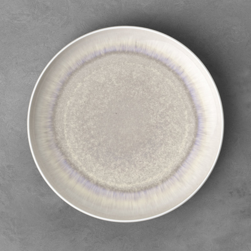 Perlemor Salad Plate, Sand
