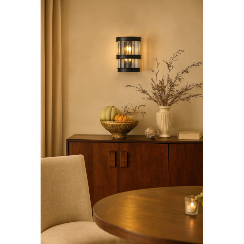 Double Take 2-Light 2-Tier Wall Sconce - Heritage Black