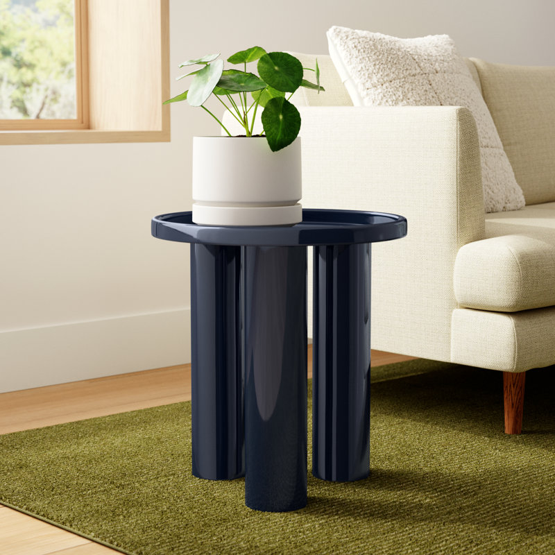 Isthia End Table, Navy