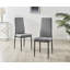 Keensburg Luxury Velvet Modern Tall Back Dining Chairs with Metal Legs & Diamond Stitching-1959378713-1959378715