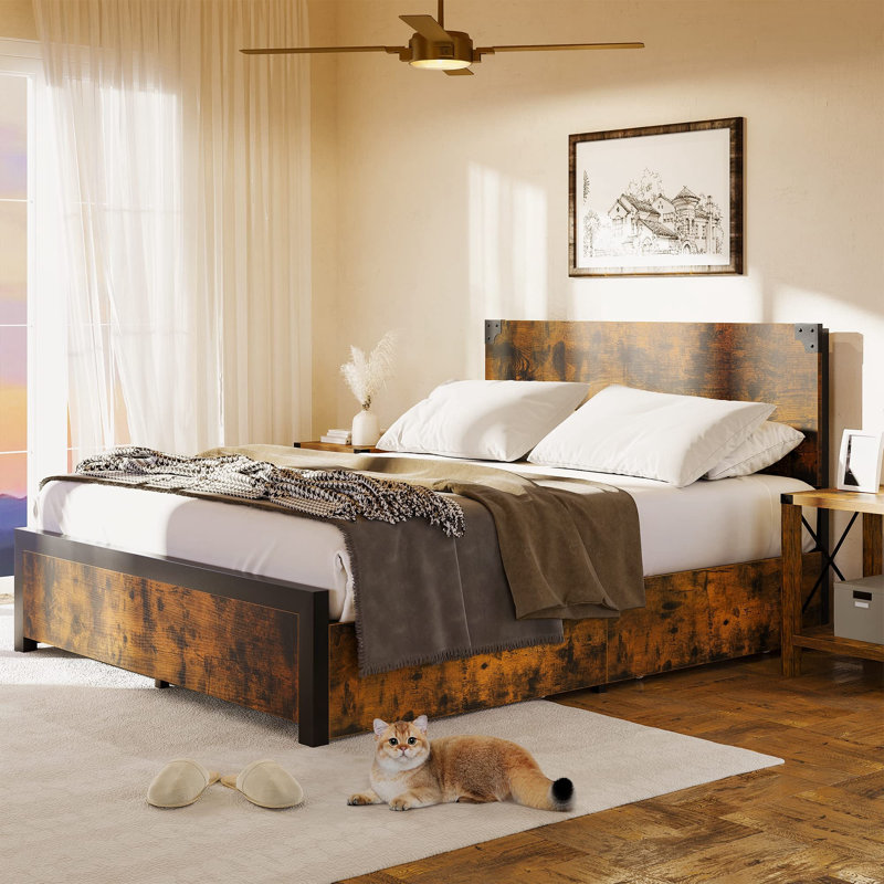 Rosalene Platform Storage Bed, Queen