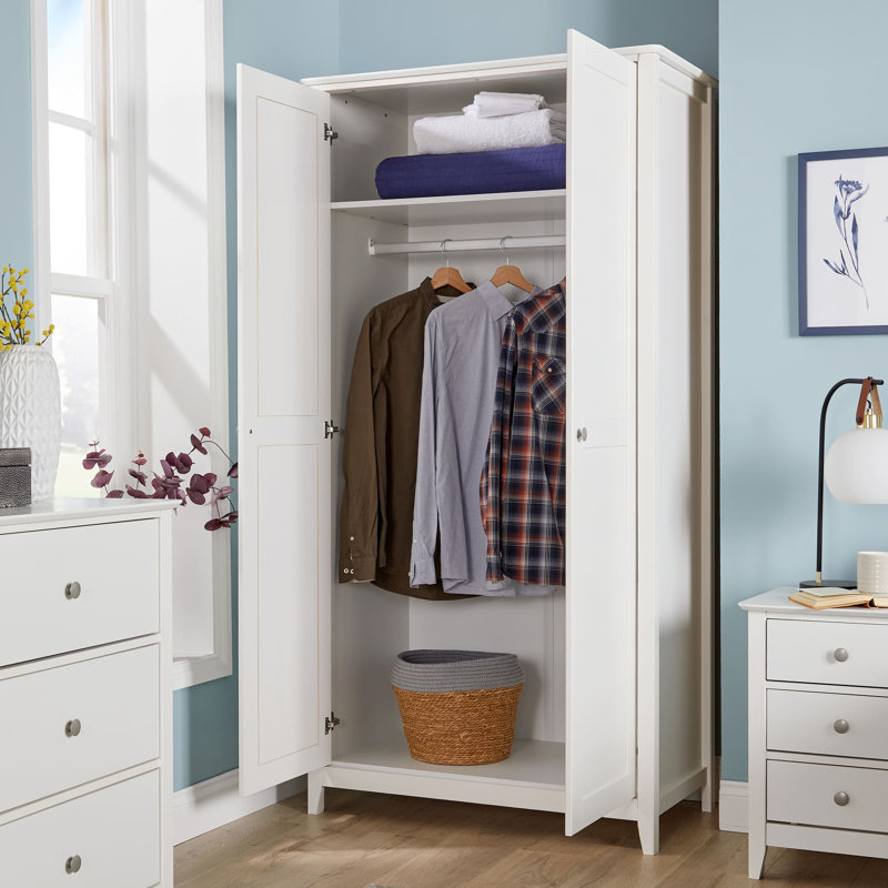 Citronelle 2 Door Manufactured Wood Wardrobe