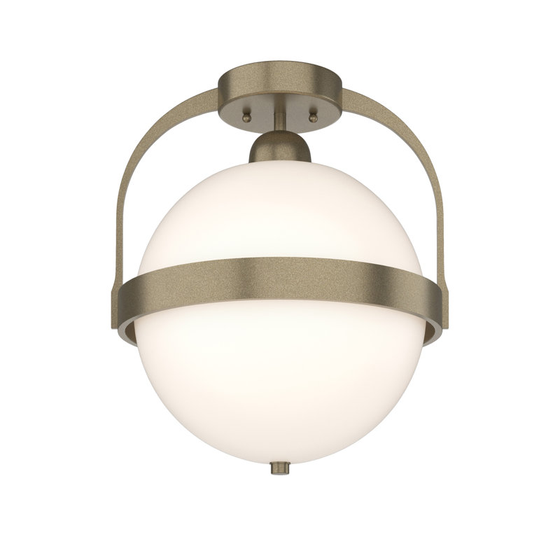 Atlas 1 - Light Globe Semi Flush Mount, Soft Gold