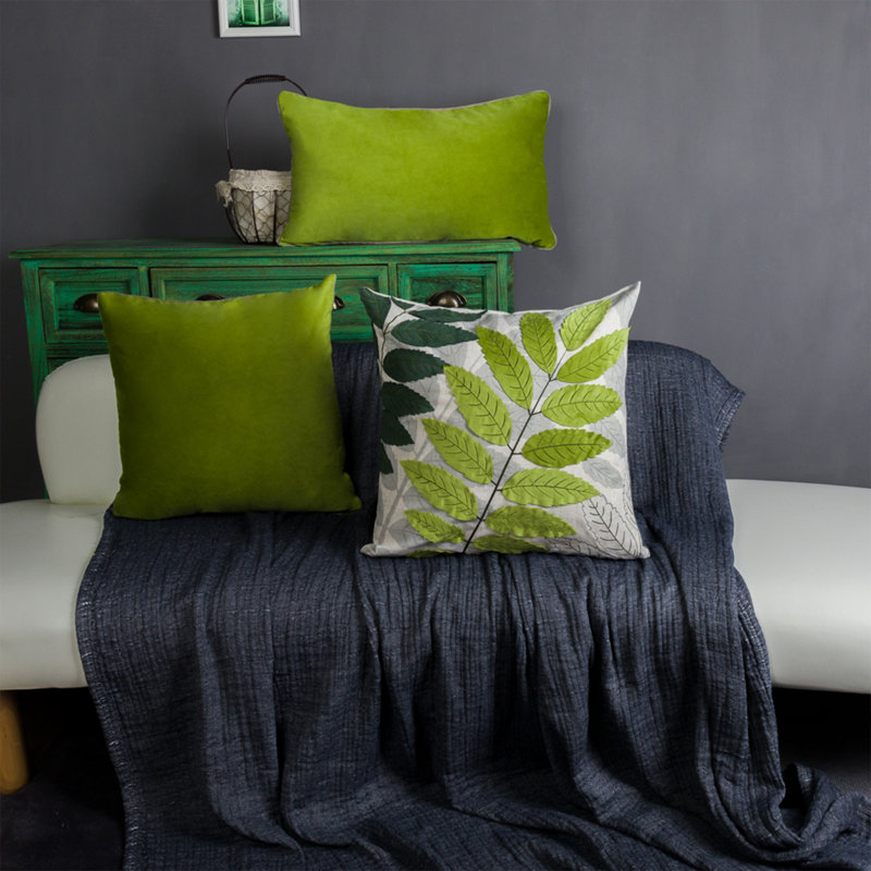  Housse de coussin Accent, Vert