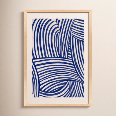 Magnus "Blue Waves 1" Painting by Marco Marella