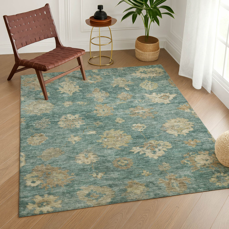 Tapis lavable à la machine intérieur / extérieur ACN2305, Rectangulaire 8 pi x 10 pi