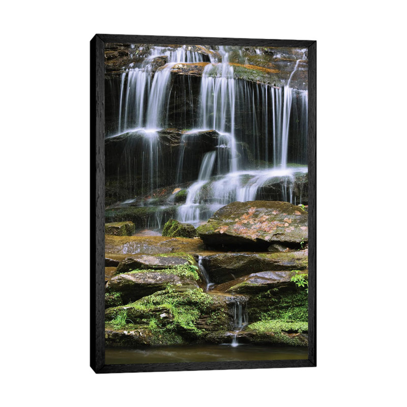 USA, Tennessee, Great Smoky Mountains National Park. Waterfall. by Jaynes Gallery - Gallery-Wrapped Canvas Giclée on Canvas
