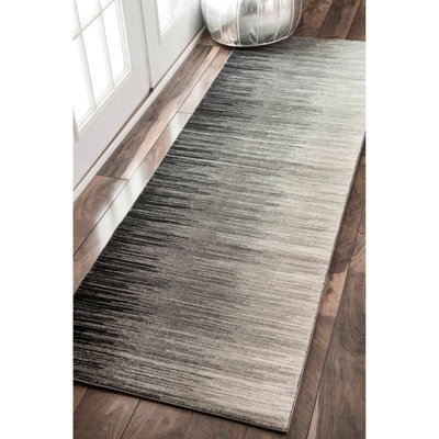 Tapis noir ombre Saresa