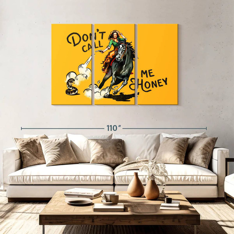 Lelar Don't Call Me Honey, 48" H x 74" W