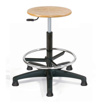 Adjustable Height Ergonomic Stool with Footrest