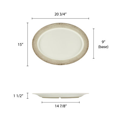 Thunder Group Inc. Jazz Melamine Platter