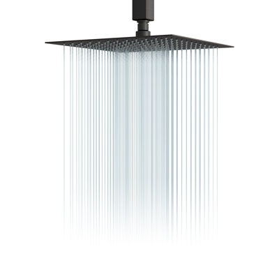 Grande pomme de douche à pluie double 12 pouces à fixation double 12 GPM