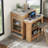 59.5"Kitchen Island With Extendable Dining Table, Kitchen Storage Table With Double-Sided Storage, Kitchen Island With 2 Drawers, Power Outlet, Side Open Shelves, For Kitchen, Dining Room, Natural-737488317