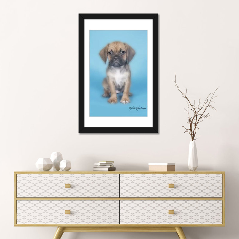 Keith Kimberlin - Drawing Print, 24" H x 16" W x 1" D, Black Framed Fine Art Paper, White