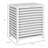 Homcom Bamboo Laundry Hamper With Lid, Laundry Basket With Removable Liner Bag, Dirty Clothes Hamper, 19.75 X 14.25 X 23.5 Inches, White