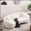 Canapé 93,31 pouces Minimalist Curved