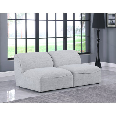 Claramae Upholstered 66'' Loveseat