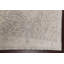 Tapis beige / gris en laine noué à la main de conception unique des années 1960 de 6 pi 2 po x 9 pi 4 po
