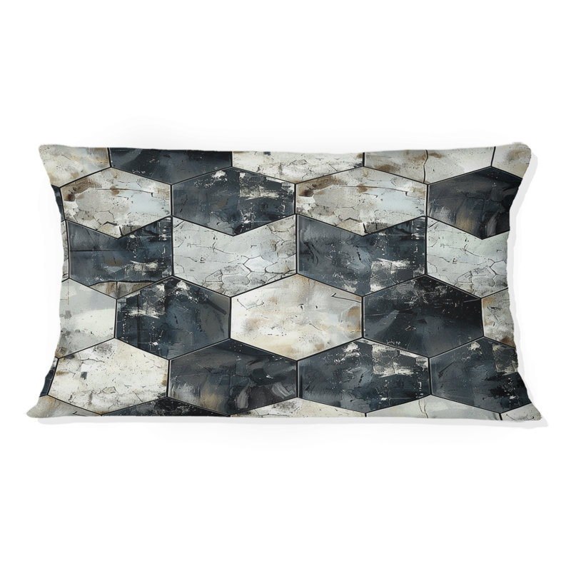 Coussin lombaire glamour Hexagon III - Glam