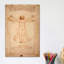Vitruvian Man by Leonardo Da Vinci - Painting on Canvas-1226430548-1226430546