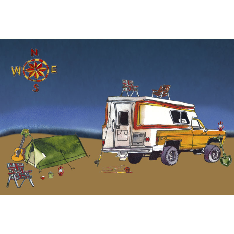 Camp out II by Paul McCreery - Painting, 61 cm H x 91 cm W, Wrapped Canvas