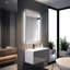Miroir de meuble-lavabo rectangulaire à cadre à DEL 24 po x H 32 po Jakobi