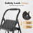 Folding 2 Step Ladder, 2 Step Stool for Adults, 2 Step Ladder Step Stool with Cushioned Handle, Wide Pedal, 330Lbs Load Heavy Duty-649220180