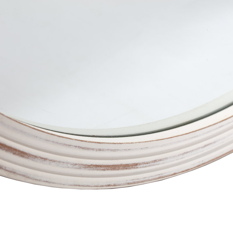Miroir d'appoint mural 30 po, Blanc